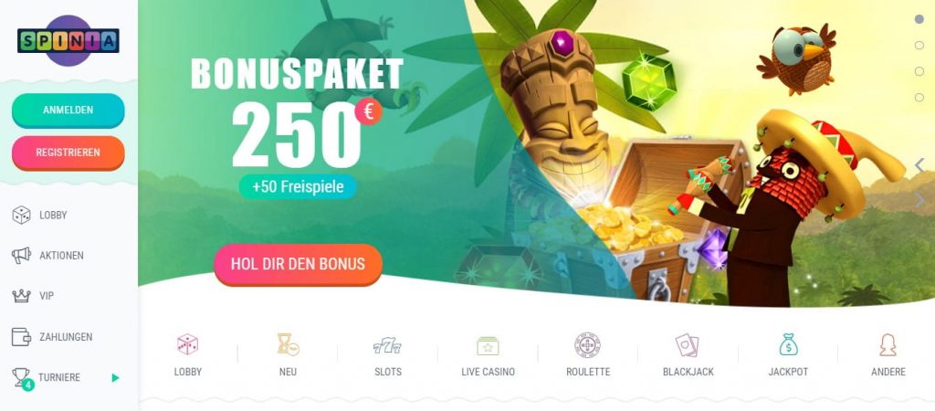 Spinia Online Casino
