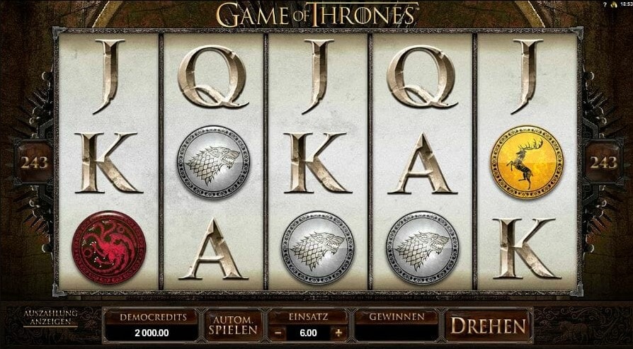 Slot Spiel Game of Thrones